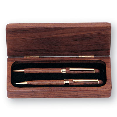 Walnut Pen and Pencil Set